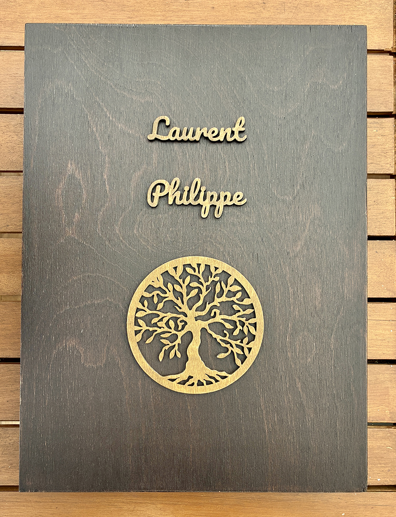 Vue de la boite cadeau
